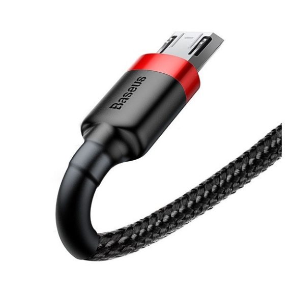 Baseus Cafule USB - Mirco USB kábel, 2.4A, 1m, piros/fekete