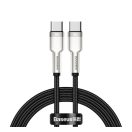 Baseus Cafule USB-C - USB-C kábel, 100W, 1m, fekete