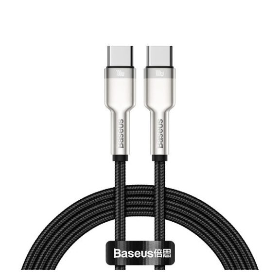 Baseus Cafule USB-C - USB-C kábel, 100W, 1m, fekete