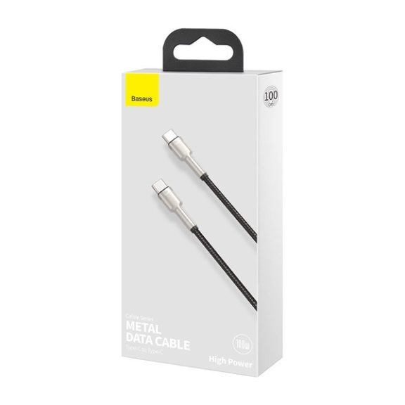 Baseus Cafule USB-C - USB-C kábel, 100W, 1m, fekete