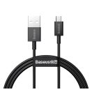 Baseus Superior Series USB - Micro USB kábel, 2A, 1m, fekete