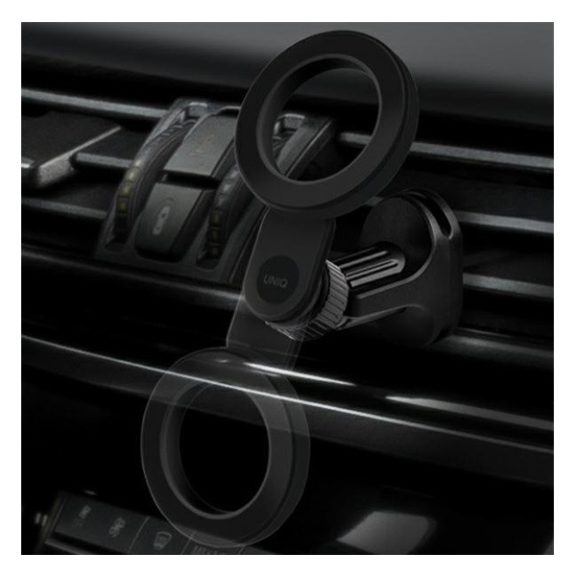 Uniq Trelix mágneses autós tartó szellőzőrácsba, fekete