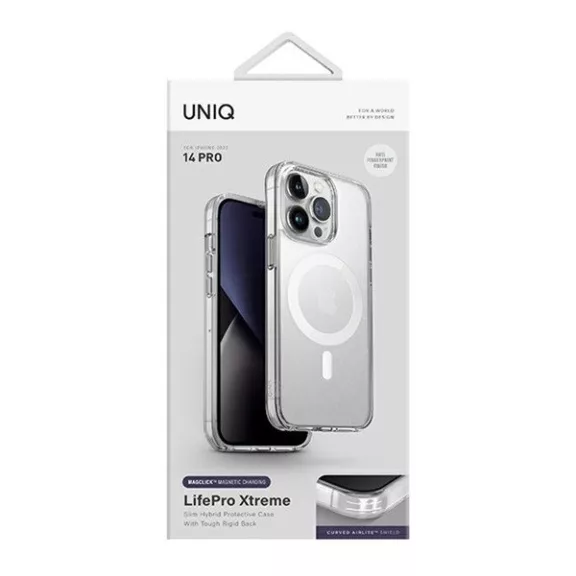 Uniq LifePro Xtreme Apple iPhone 14 Pro MagSafe szilikon tok, átlátszó