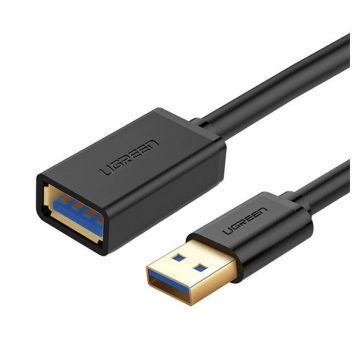 Ugreen USB-A 3.0 hosszabbító kábel, 1,5m, fekete