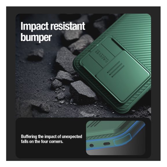 Nillkin CamShield Pro Xiaomi 13T/13T Pro műanyag hátlap tok, fekete