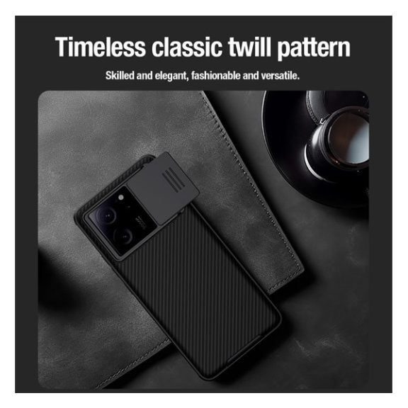 Nillkin CamShield Pro Xiaomi 13T/13T Pro műanyag hátlap tok, fekete