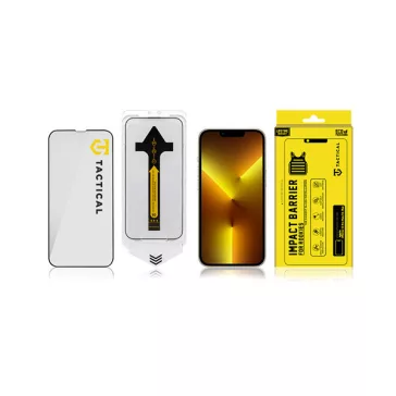   Tactical Impact Barrier Apple iPhone 13 Pro Max/14 Plus tempered glass kijelzővédő fólia felhelyező kerettel