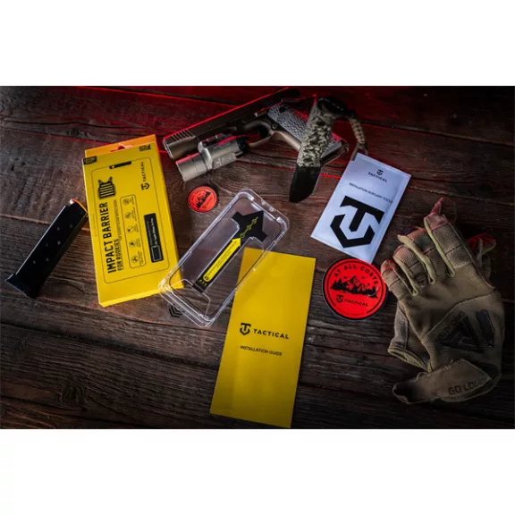 Tactical Impact Barrier Apple iPhone 13 Pro Max/14 Plus tempered glass kijelzővédő fólia felhelyező kerettel