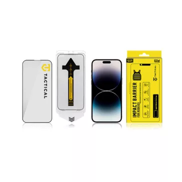   Tactical Impact Barrier Apple iPhone 14 Pro Max tempered glass kijelzővédő fólia felhelyező kerettel