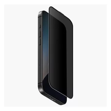   Uniq Optix Privacy iPhone 16 Pro Max / 17 Pro Max tempered glass kijelzővédő fólia felhelyező kerettel