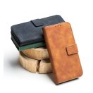 Tender Book Xiaomi Redmi Note 13 Pro Plus 5G flip/oldalra nyíló műbőr tok kártyatartó résszel, barna