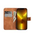 Tender Book Xiaomi Redmi Note 13 Pro Plus 5G flip/oldalra nyíló műbőr tok kártyatartó résszel, barna