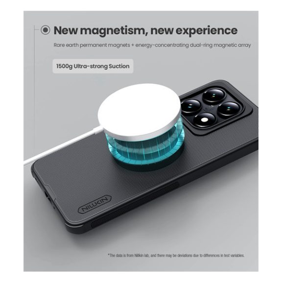 Nillkin Super Frosted Pro Xiaomi 14T Pro mágneses műanyag tok, fekete