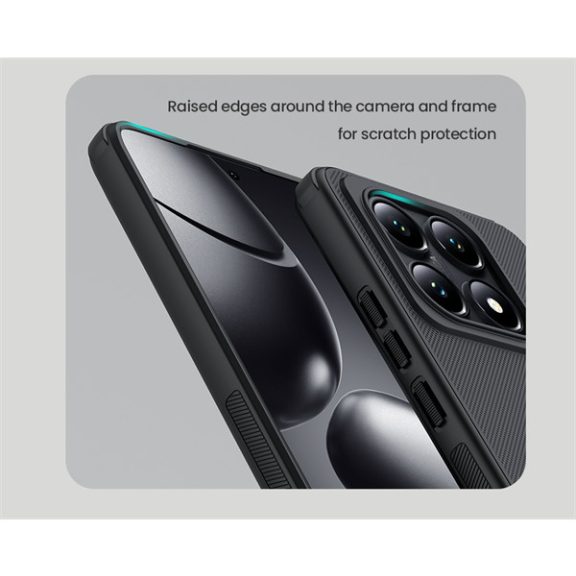 Nillkin Super Frosted Pro Xiaomi 14T Pro mágneses műanyag tok, fekete