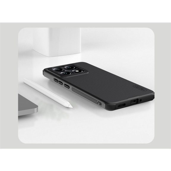 Nillkin Super Frosted Pro Xiaomi 14T Pro mágneses műanyag tok, fekete