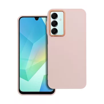   Frame Samsung A16 5G közepesen ütésálló tok kameravédő kerettel, rózsaszín