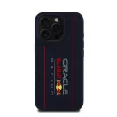 Red Bull Vertical Logo iPhone 16 Pro szilikon MagSafe tok, tengerészkék