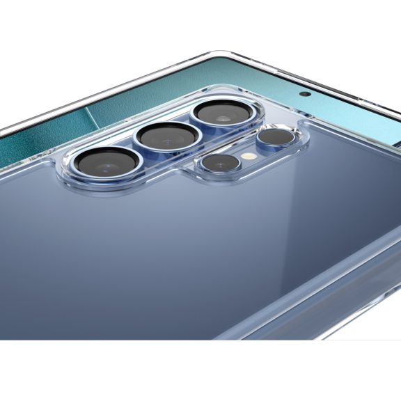 Spigen Ultra Hybrid Samsung Galaxy S25 Ultra tok, Crystal Clear, átlátszó