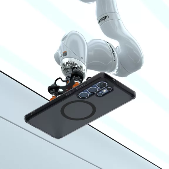 Spigen Ultra Hybrid MagFit Samsung Galaxy S25 Ultra tok, Frost Black, fekete