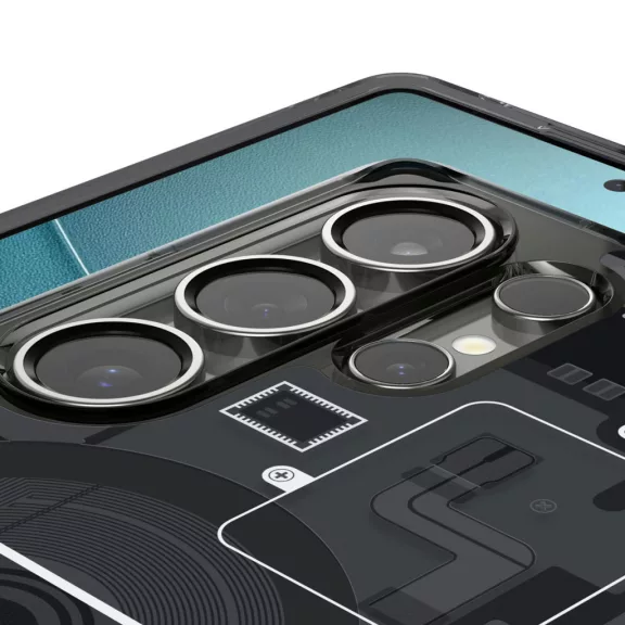 Spigen Ultra Hybrid MagFit Samsung Galaxy S25 Ultra tok, Zero One, fekete