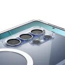 Spigen Ultra Hybrid MagFit Samsung Galaxy S25 Ultra tok, átlátszó-fehér