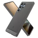 Spigen Rugged Armor MagFit Samsung Galaxy S25 Ultra tok, Marble, szürke