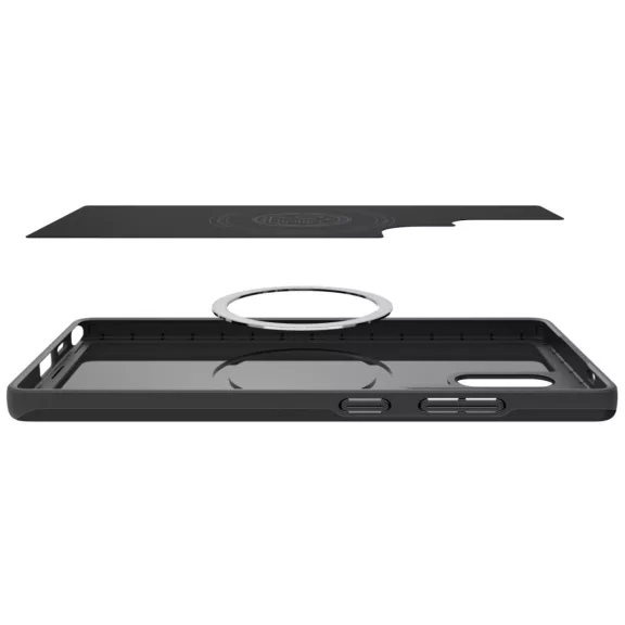 Spigen Thin Fit MagFit Samsung Galaxy S25 Ultra tok, Black, fekete