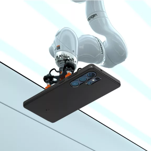 Spigen Thin Fit MagFit Samsung Galaxy S25 Ultra tok, Black, fekete