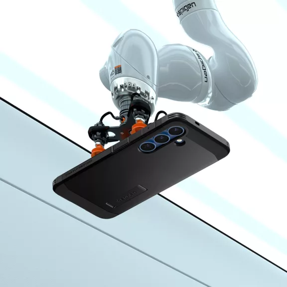 Spigen Tough Armor MagFit Samsung Galaxy S25 tok, Black, fekete