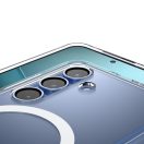 Spigen Ultra Hybrid MagFit Samsung Galaxy S25 tok, Clear White, átlátszó-fehér