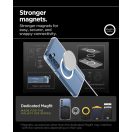 Spigen Ultra Hybrid MagFit Samsung Galaxy S25 tok, Clear White, átlátszó-fehér