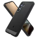 Spigen Rugged Armor MagFit Samsung Galaxy S25 tok, Matte Black, fekete