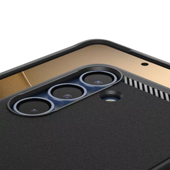 Spigen Rugged Armor MagFit Samsung Galaxy S25 tok, Matte Black, fekete