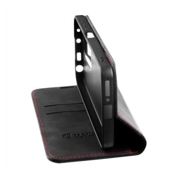   Tactical Xproof Samsung Galaxy S25+ flip/oldalra nyíló tok, fekete
