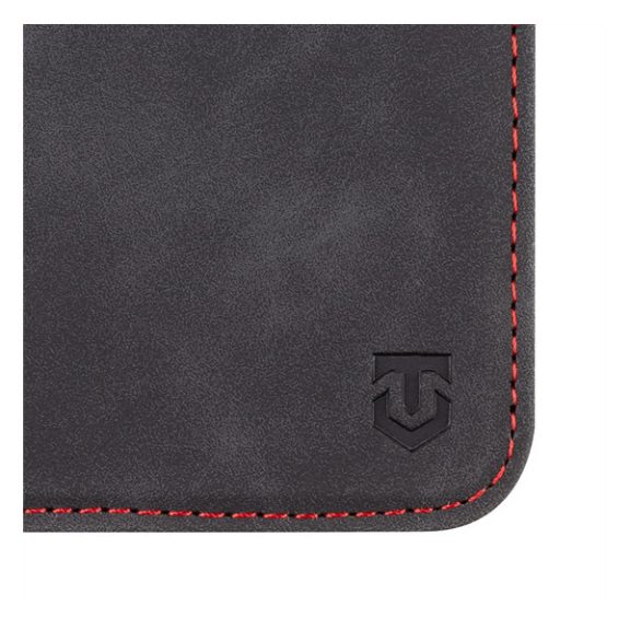 Tactical Xproof Samsung Galaxy S25+ flip/oldalra nyíló tok, fekete