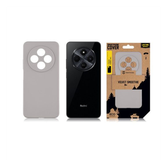 Tactical Velvet Smoothie Xiaomi Redmi 14C 4G/Poco C75 tok, Foggy, világosszürke