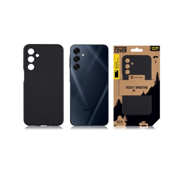 Tactical Velvet Smoothie Samsung Galaxy A16 4G/5G tok, Asphalt, fekete