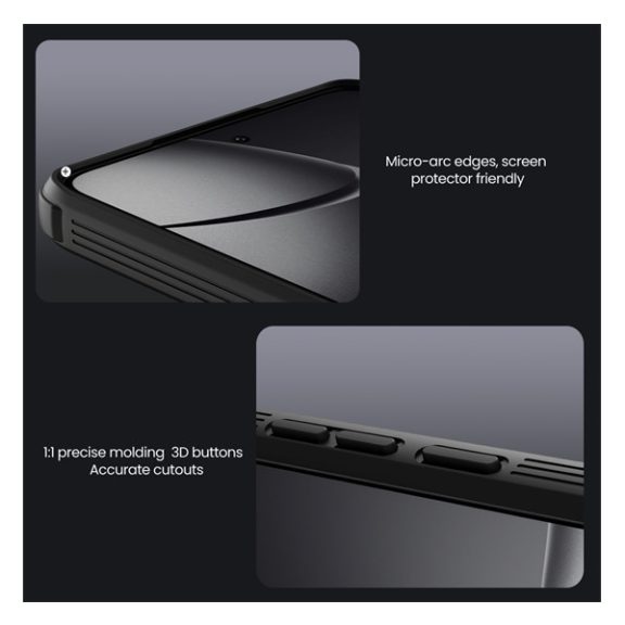 Nillkin CamShield Pro Xiaomi 14T Pro kemény hátlap tok, fekete