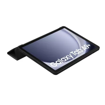   Tech-Protect Samsung Galaxy Tab A9+ Plus (11.0) SM-X210 / X215 / X216 oldalra nyíló, mappa tok, fekete