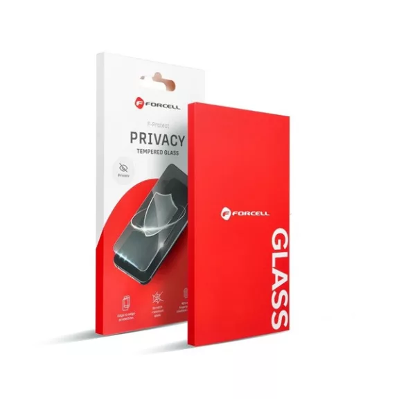 Forcell Privacy Iphone 7/8/SE 2020/SE 2022 betekintésgátló kijelzővédő üvegfólia, fekete