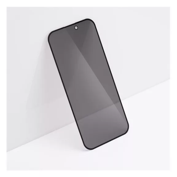 Forcell Privacy Iphone 12 Pro Max betekintésgátló kijelzővédő üvegfólia, fekete
