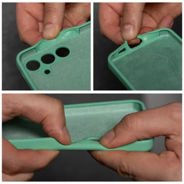 2mm Samsung Galaxy S25+ szilikon tok, menta