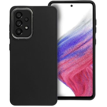   Frame Samsung Galaxy S25+ közepesen ütésálló tok kameravédő kerettel, fekete