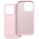 Roar Samsung Galaxy S25 Ultra prémium szilikon tok velúr béléssel, világos rózsaszín