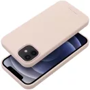 Roar Samsung Galaxy S25 Ultra prémium szilikon tok velúr béléssel, világos rózsaszín