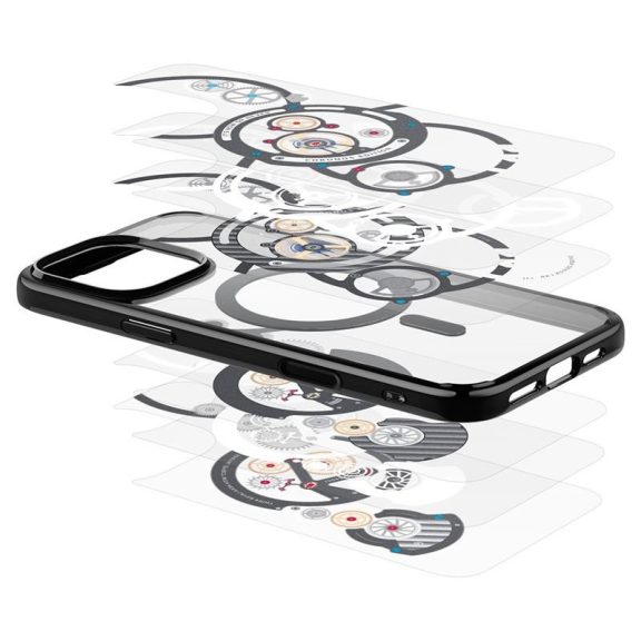 Spigen C11 Series Chronos Edition Magfit Apple iPhone 16 Pro tok, MagSafe, fekete ACS09193
