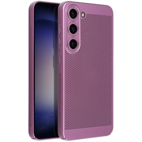 Breezy Samsung Galaxy S25+, műanyag tok, lila