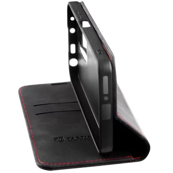 Tactical Xproof Apple iPhone 17e / iPhone 16e flip/oldalra nyíló tok, fekete