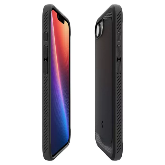 Spigen Rugged Armor MagFit Apple iPhone 17e / iPhone 16e tok, MagSafe, matt fekete