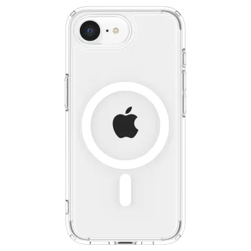   Spigen Ultra Hybrid MagFit Apple iPhone 17e / iPhone 16e tok, MagSafe, Clear White, átlátszó-fehér